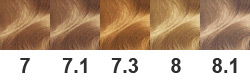 Палитра Garnier Color Naturals - Русые оттенки