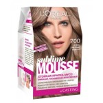 Краска Loreal Sublime Mousse 700 цвет Очень светлый каштан