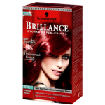 Краска Brilliance 872 Огненный красный от Schwarzkopf  - отзыв о цвете и стойкости.