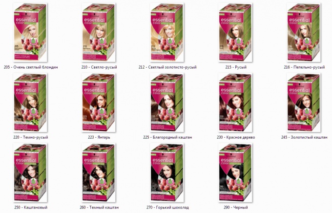 Палитра карсок Schwarzkopf Essential Color - нажмите для увеличения