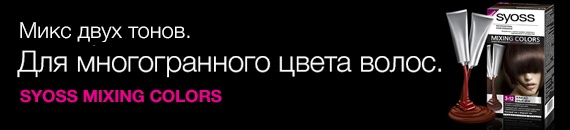 Краска для волос Syoss Mixing Colors - палитра оттенков, отзывы