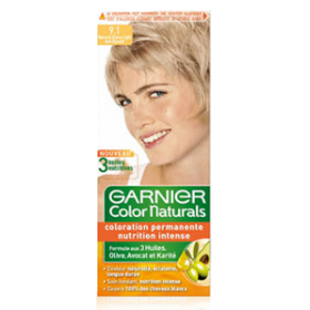 Цвет Color Naturals 9.1 Солнечный пляж Garnier - отзыв о стойкости оттенка и закрашивании седины.