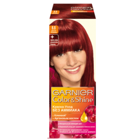 Дикая клюква - Garnier Color Shine 6.60 - цвет и стойкость