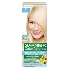 Интенсивная питательная крем-краска для волос Garnier Color Naturals (оттенок E0 Супер блонд)