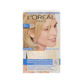 Краска для волос L'OREAL EXCELLENCE (оттенок 03 Супер-осветляющий русый пепельный)