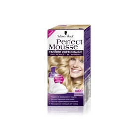 Краска для волос Schwarzkopf Perfect Mousse (Жемчужный блонд № 1000)