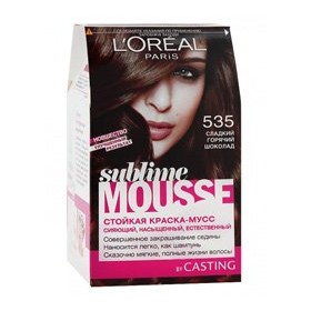 Краска Loreal Sublime Mousse 535 Сладкий горячий шоколад - отзыв