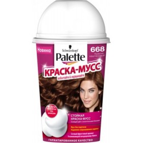 Палет Колор Мусс 668 Красно-Каштановый