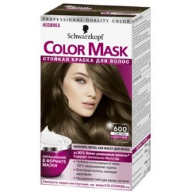Отзыв о Schwarzkopf Сolor Mask 600 Светло-каштановый - стойкость цвета