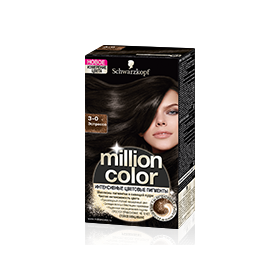 Schwarzkopf Million Color 3-0 Эспрессо - отзыв о стойкости цвета