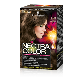 Оттенок Nectra Color 600 Светло-каштановый Schwarzkopf - отзыв о цвете и стойкости