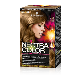 Schwarzkopf Nectra Color 755 Натуральный русый - отзыв о стойкости оттенка и закрашивании седины