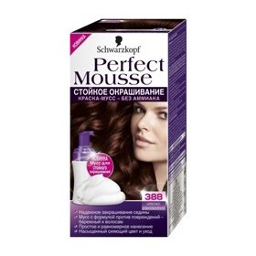Краска для волос Schwarzkopf Perfect Mousse Красно-каштановый 388